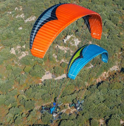paramotor paraglider wing